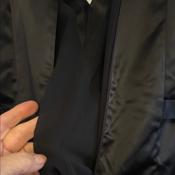 Pinko Asymmetrical Black evening maxi Dress size eur 36 - Picture 12 of 13